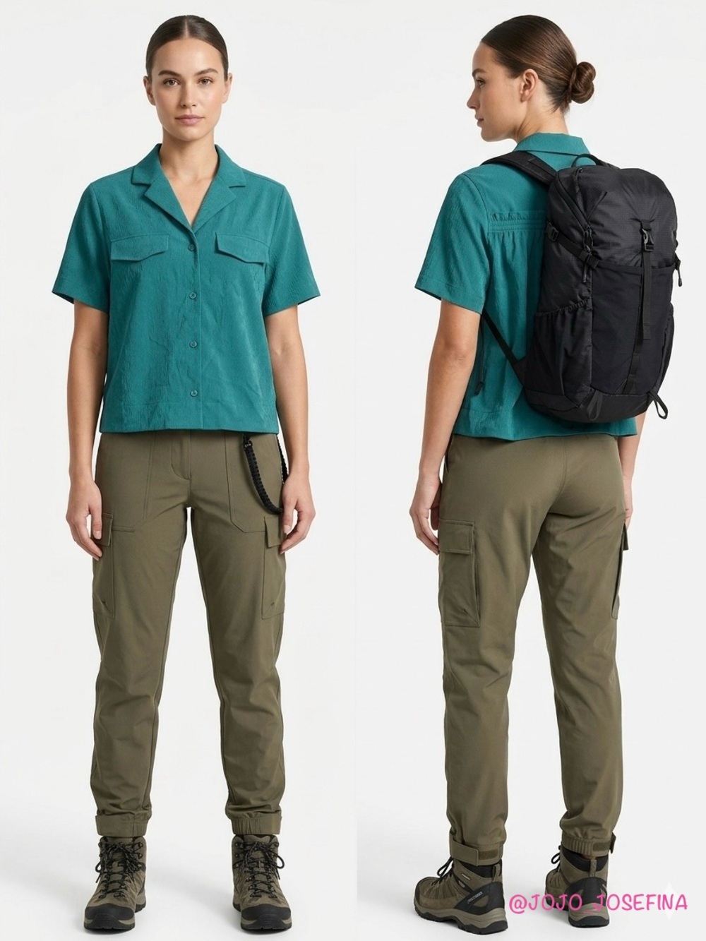 Athleta $99 NWT Echo Top Short Sleeve Button Up Teal Green XS P2P 19” L 21”